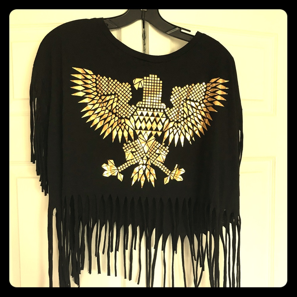 Trends trends trends #fringe #coptop #gold